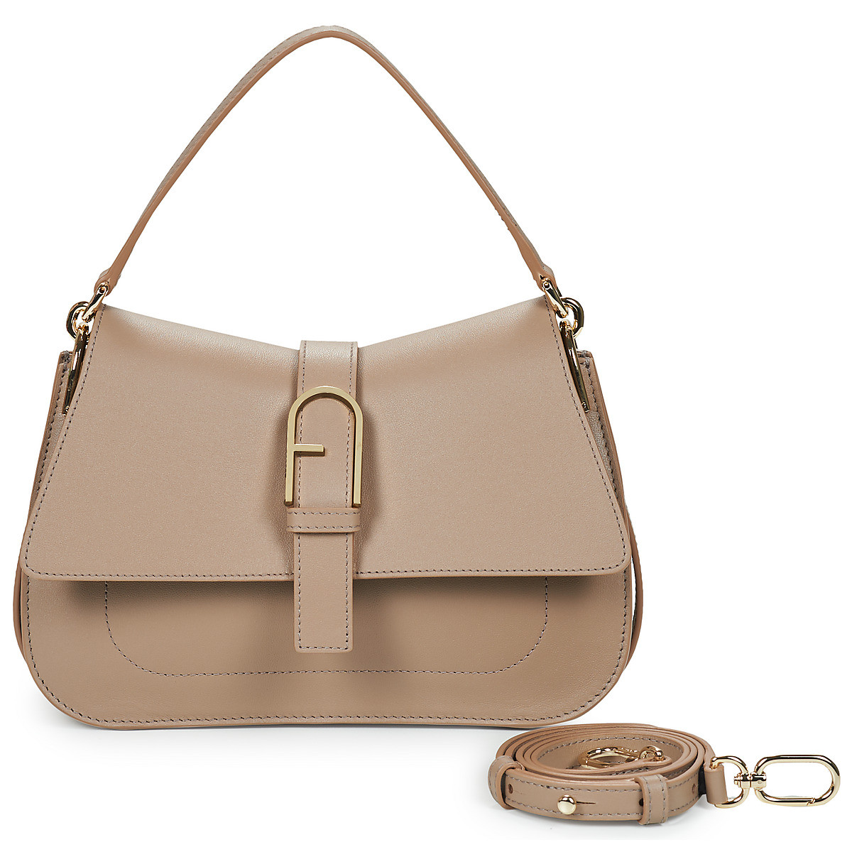 Furla  FURLA FLOW M TOP HANDLE  Hnědá