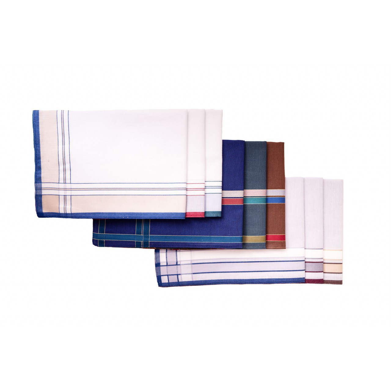 Pánské luxusní kapesníky Etex M41 3 ks - různé barvy