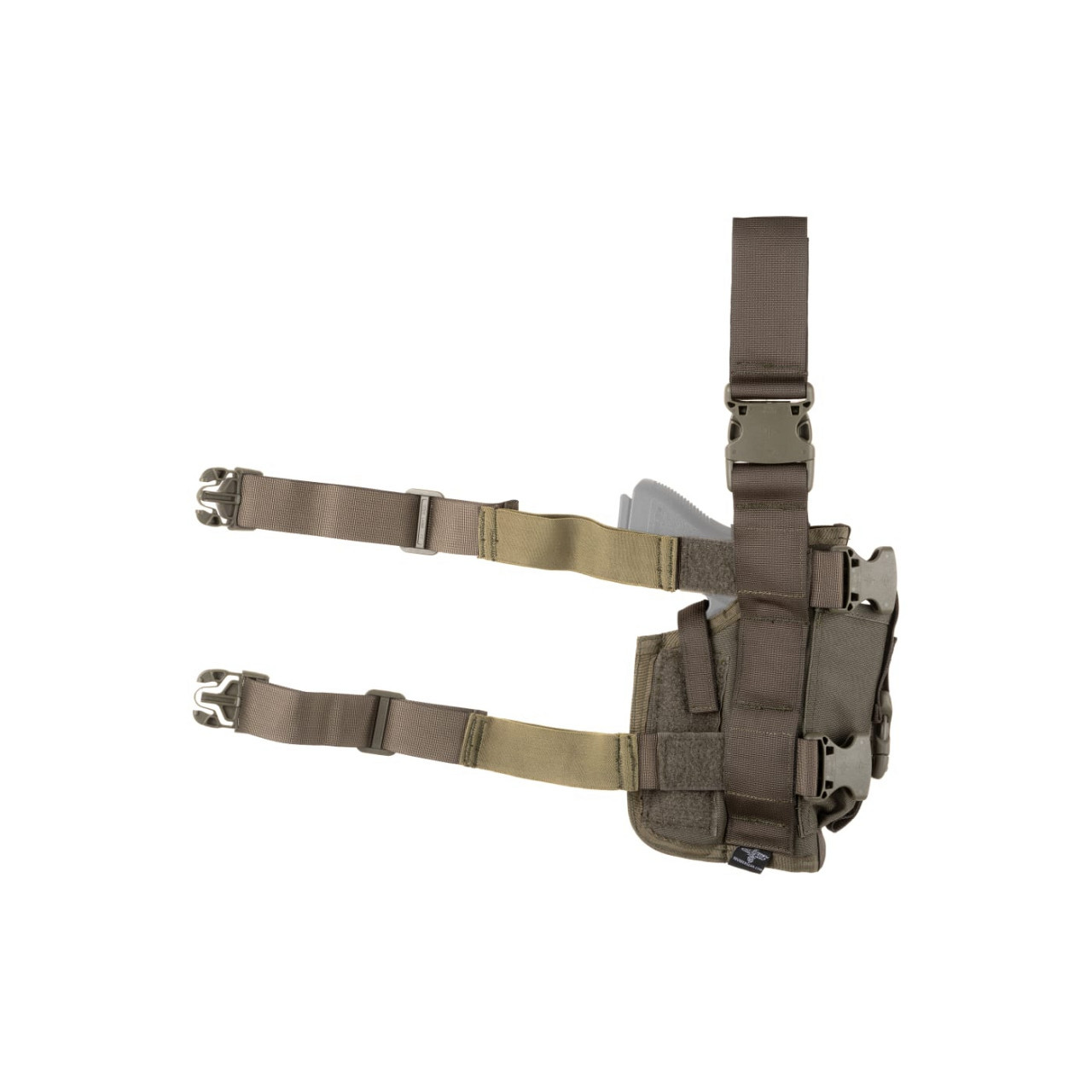 Taktický stehenní nosič Invader Gear SOF Holster pro leváky - ranger green