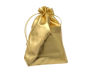 Dárkový zlatý sáček KR14866