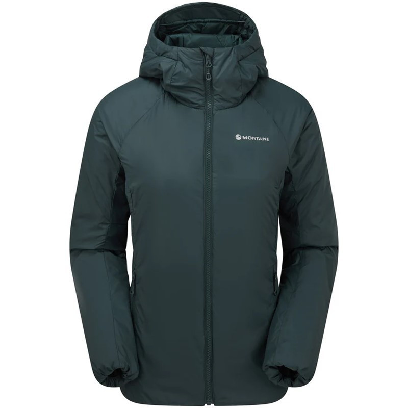 Montane Dámská zateplená bunda Montane Respond Hooded Deep forest