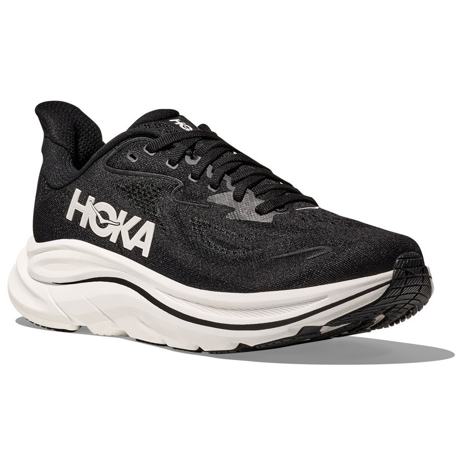 Dámské běžecké boty Hoka W Clifton 10 Wide Velikost bot (EU): 38 / Barva: černá/bílá