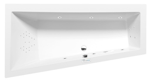 Masážní vana Polysan Andra 160x90 cm Highline Hydro akrylát levá 81521.5010