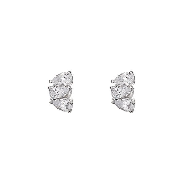 Náušnice se syntetickými kameny 336-573-007007 1.65g