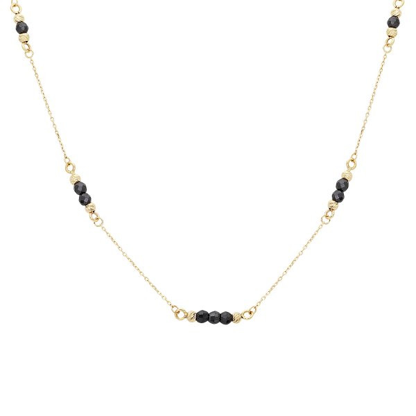Náhrdelník se syntetickými kameny 276-574-000344 2.55g