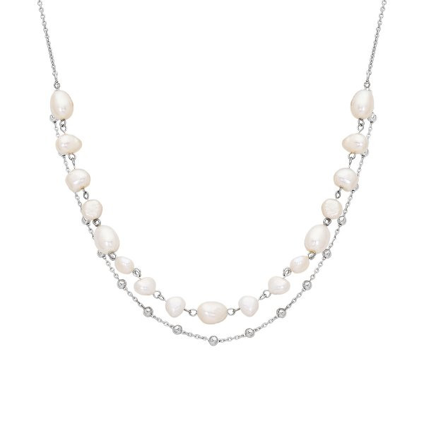 Náhrdelník se syntetickou perlou 175-393-002633-0000