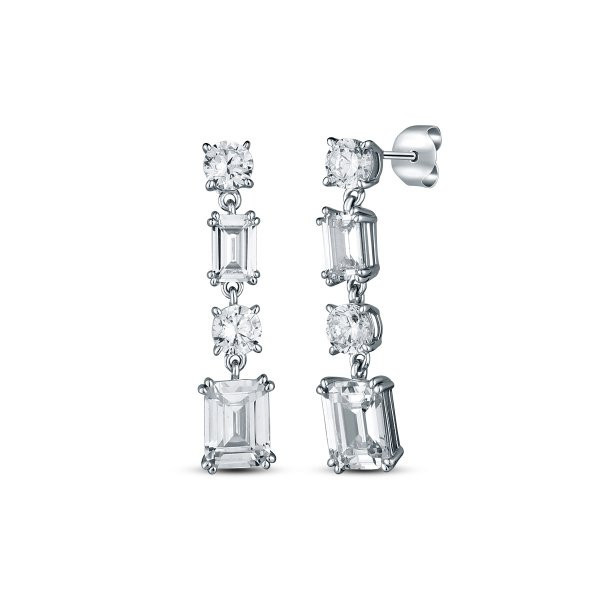 Náušnice se syntetickými kameny 136-391-B0073-0000