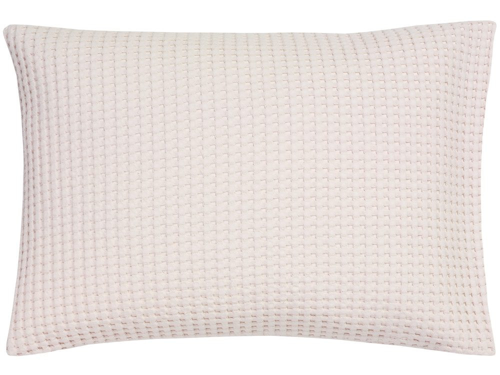 Vandyck Luxusní povlak na polštář Home Piqué waffle 40x55cm Powder - pudrová