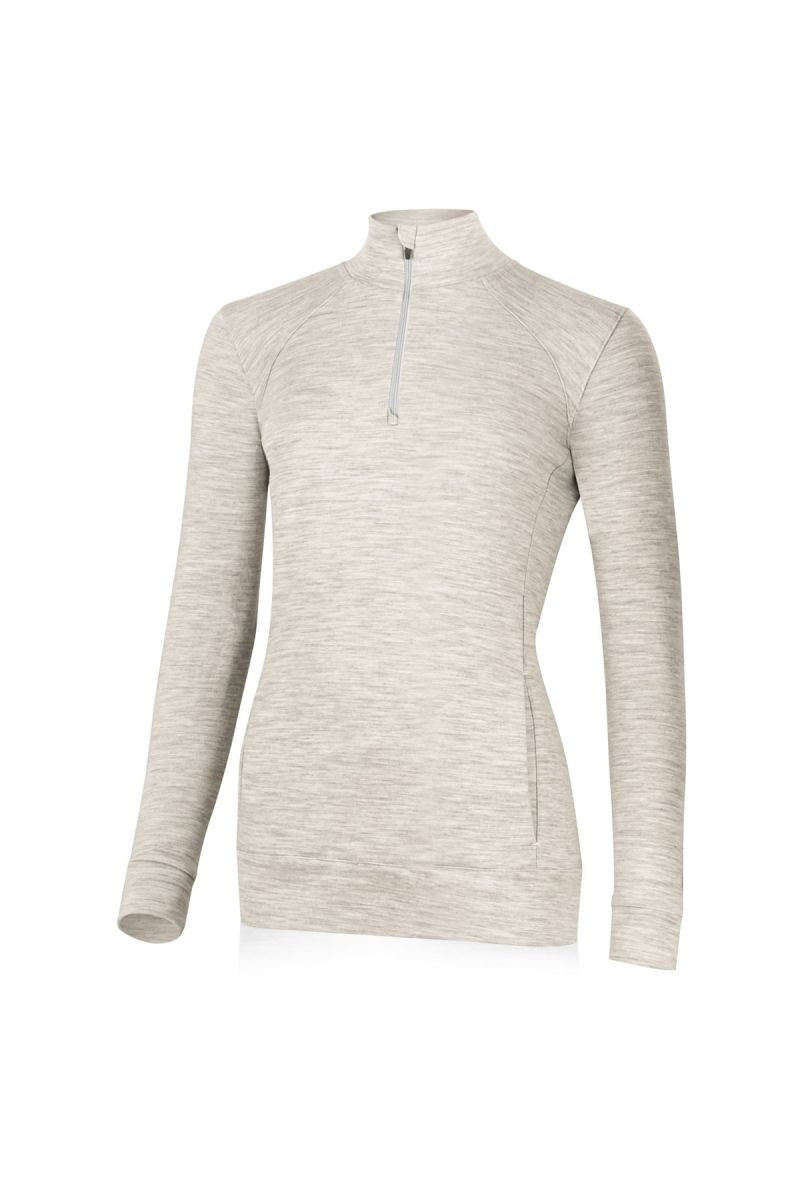 Lasting dámská merino mikina WARMINA 7167 béžová Velikost: XL