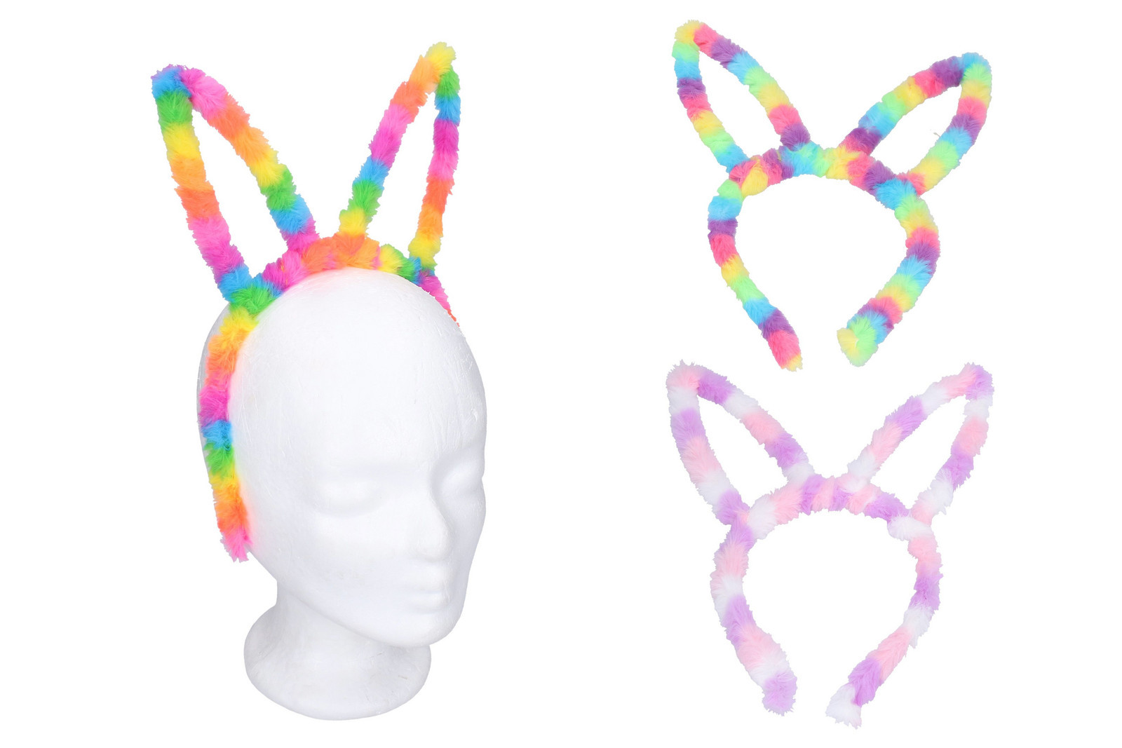 Set karneval - čelenka uši MIX barev