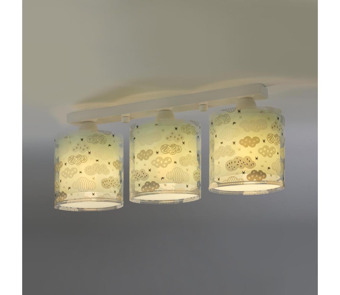 Dalber Dalber D-41413H - Dětské stropní svítidlo CLOUDS 3xE27/60W/230V