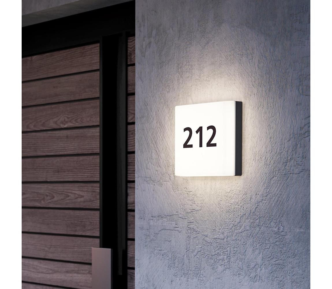 Eglo Eglo 97289 - LED domovní číslo CORNALE LED/8,2W/230V IP44