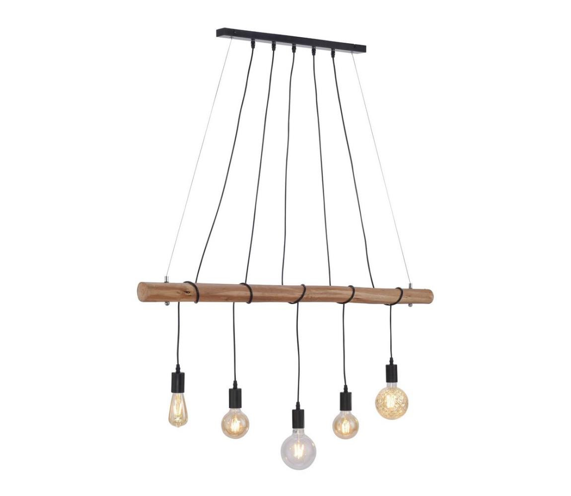 Leuchten Direkt Leuchten Direkt 15515-18 - Lustr na lanku DAMIAN 5xE27/60W/230V