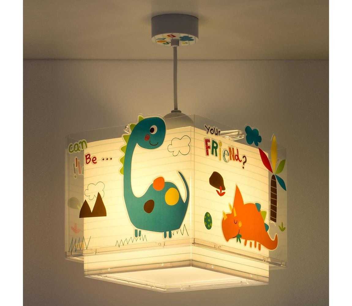 Dalber Dalber D-73452 - Dětský lustr DINOS 1xE27/60W/230V