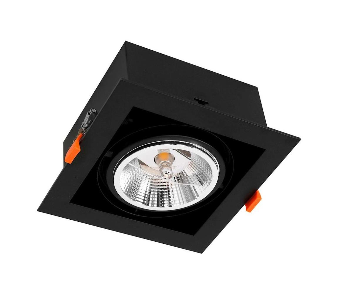 Podhledové svítidlo PLAZA AR111 1xGU10/12W/230V černá