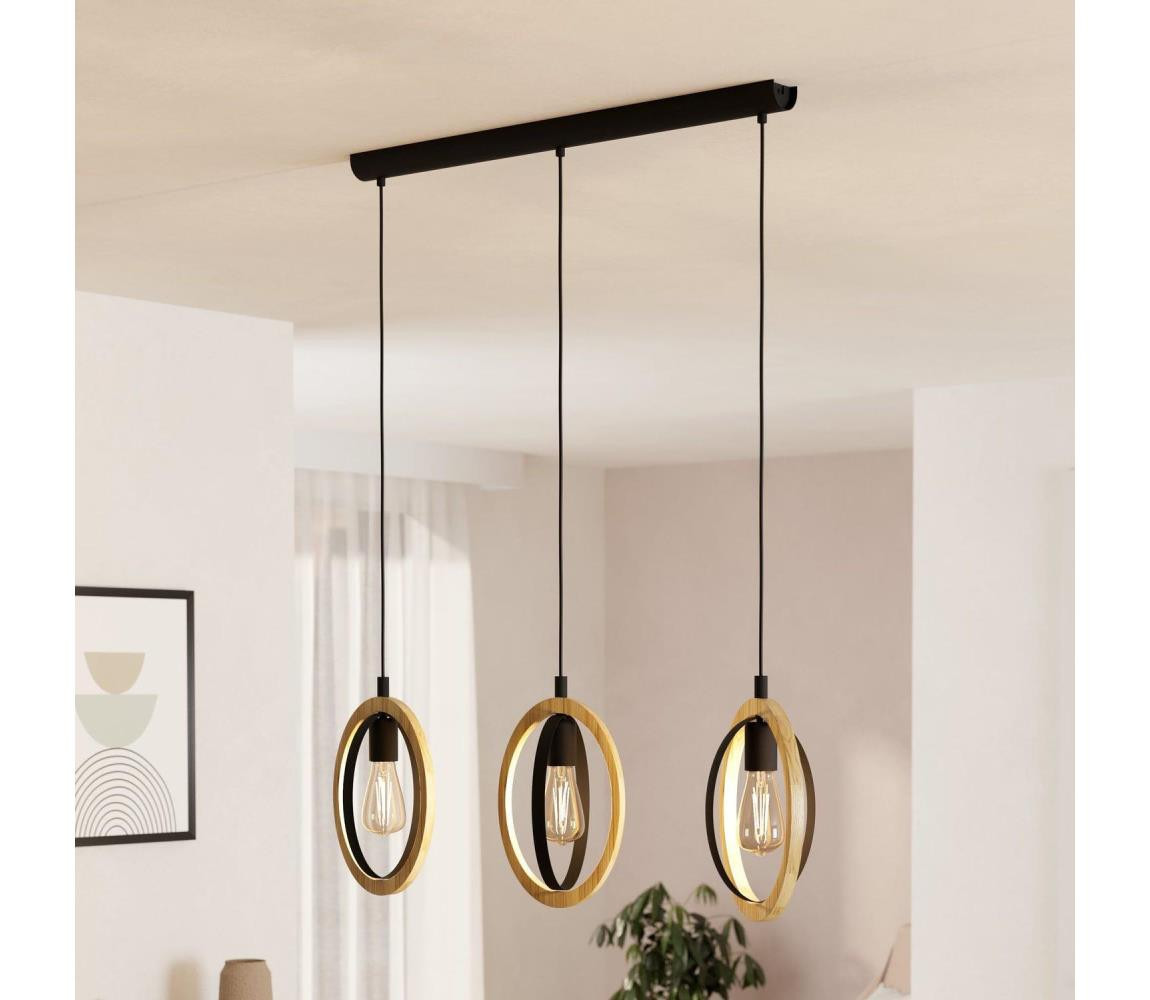 Eglo Eglo 43462 - Lustr na lanku BASILDON 3xE27/40W/230V