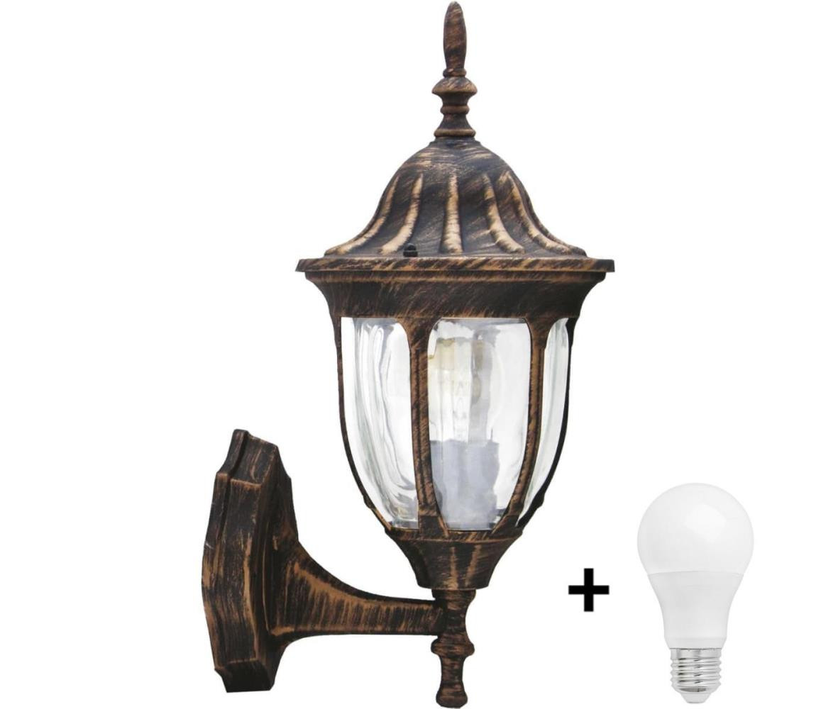 LED Venkovní nástěnné svítidlo FLORENCJA 1xE27/10W/230V IP43