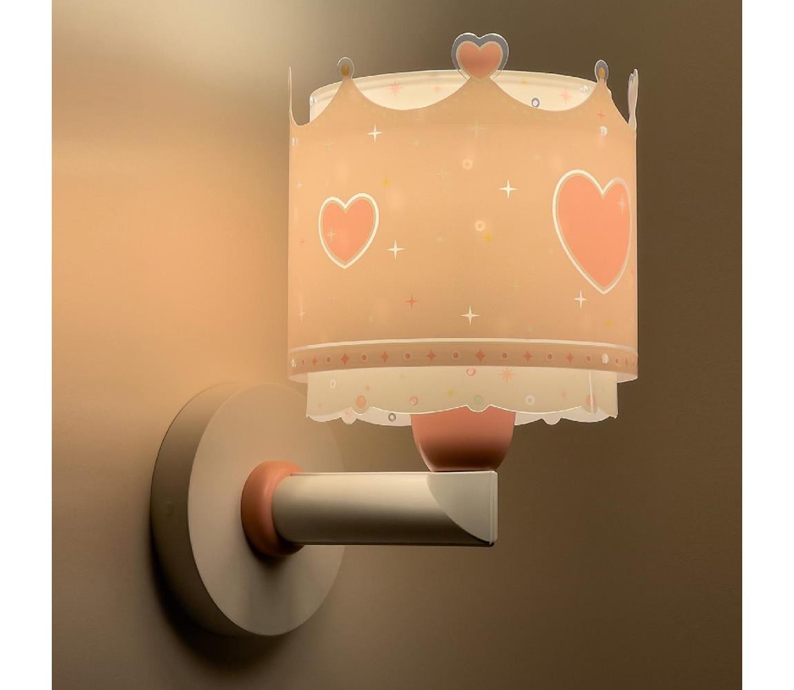 Dalber Dalber 61109 - Dětské nástěnné svítidlo LITTLE QUEEN 1xE27/60W/230V