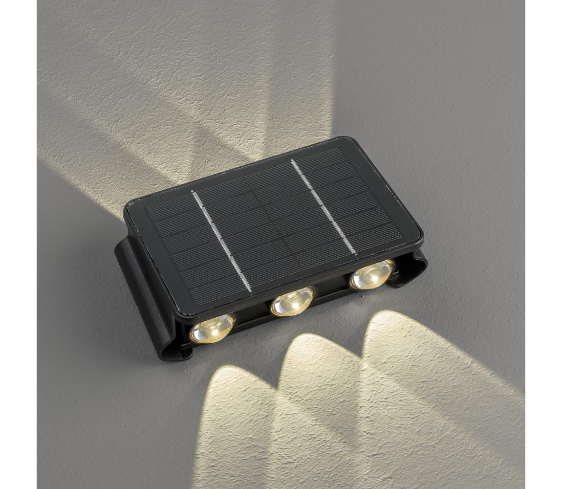 08491L - LED Solární nástěnné svítidlo se senzorem LED/2W/5V IP54