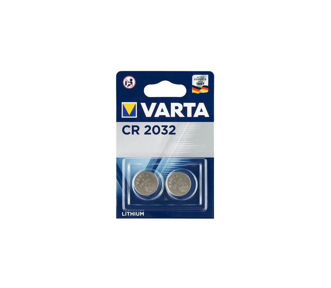 VARTA Varta 6032101402 - 2 ks Lithiová baterie knoflíková ELECTRONICS CR2032 3V