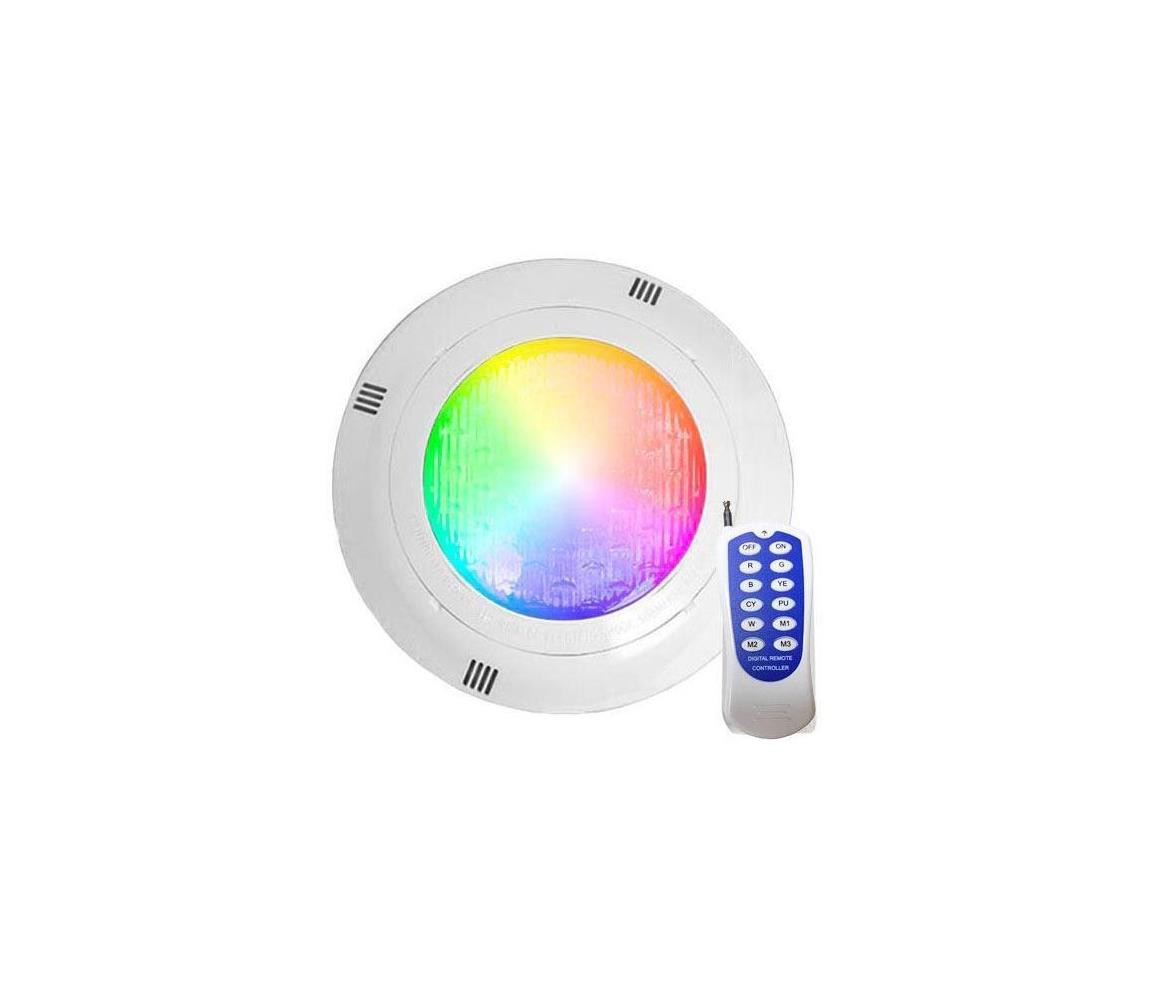 LED RGB Bazénové svítidlo LED/45W/12V IP68 + dálkové ovládání