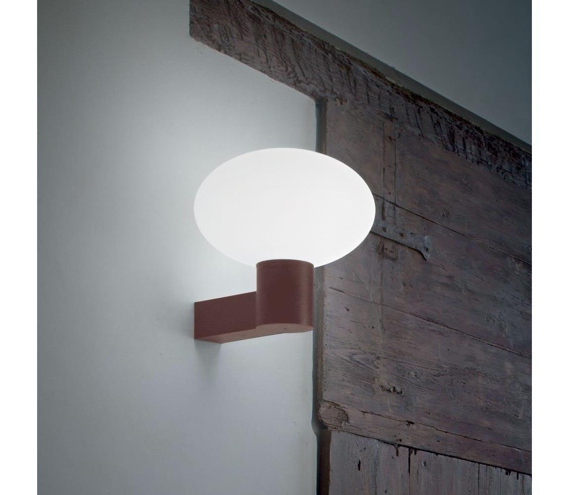 Ideal Lux Ideal Lux - Venkovní nástěnná lampa CLIO 1xE27/42W/230V IP44 hnědá