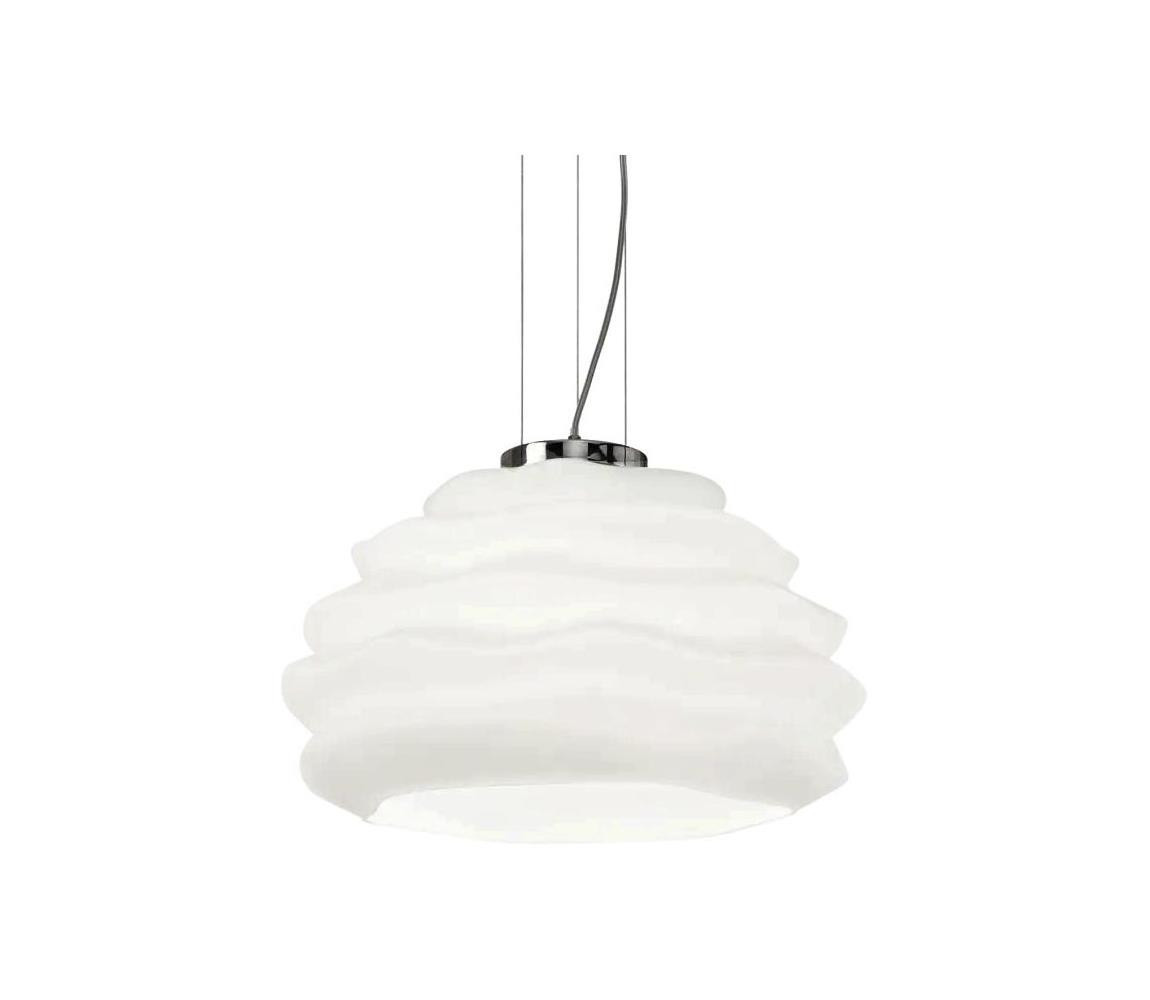 Ideal Lux Ideal Lux - Lustr na lanku KARMA 1xE27/60W/230V pr. 39 cm bílá