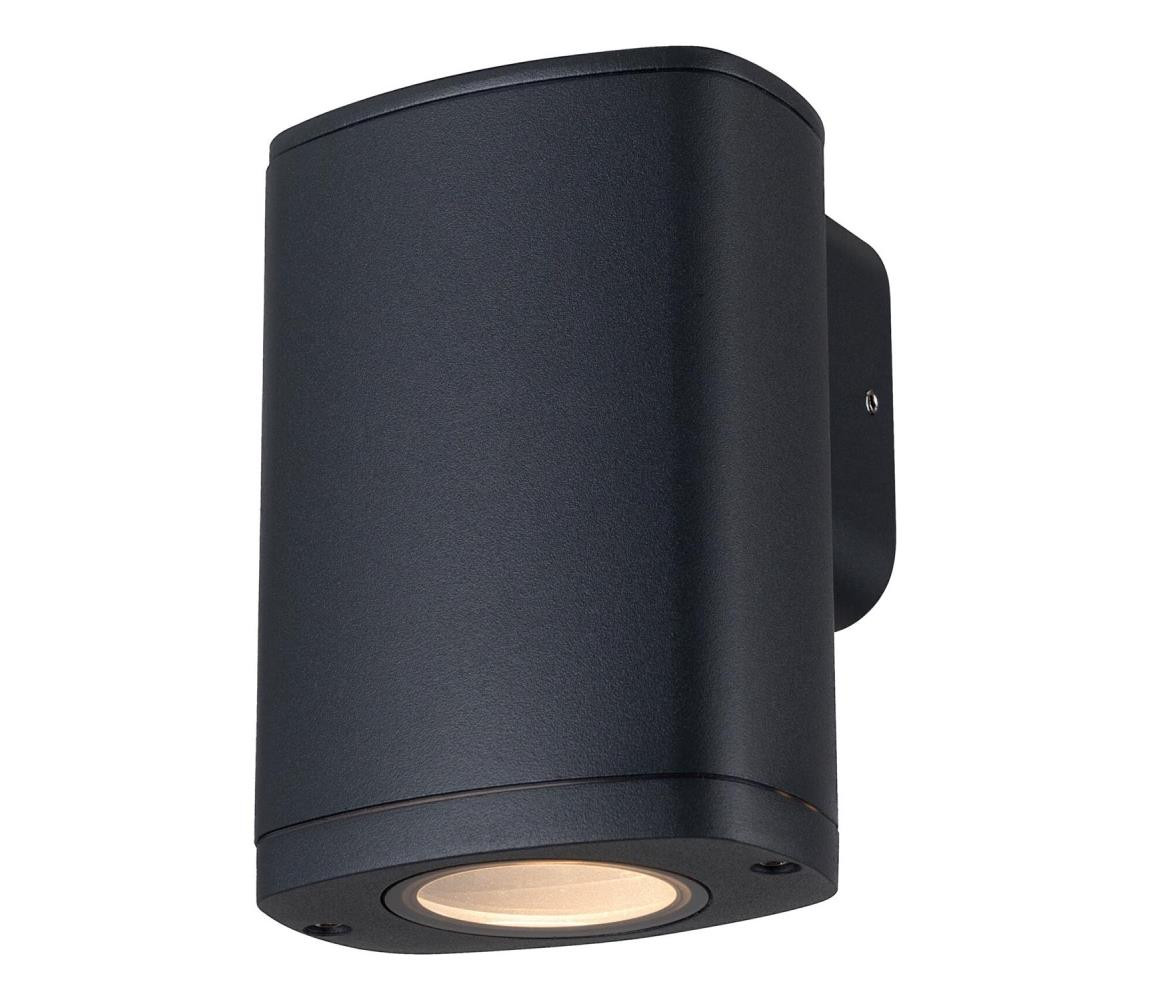 38880 - Venkovní nástěnné svítidlo ZEVI 1xGU10/10W/230V IP54 černá