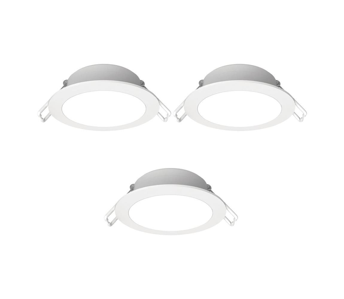 B.V.  -SADA 3x LED Venkovní podhledové svítidlo LED/4,8W/230V 3000K IP65 bílá