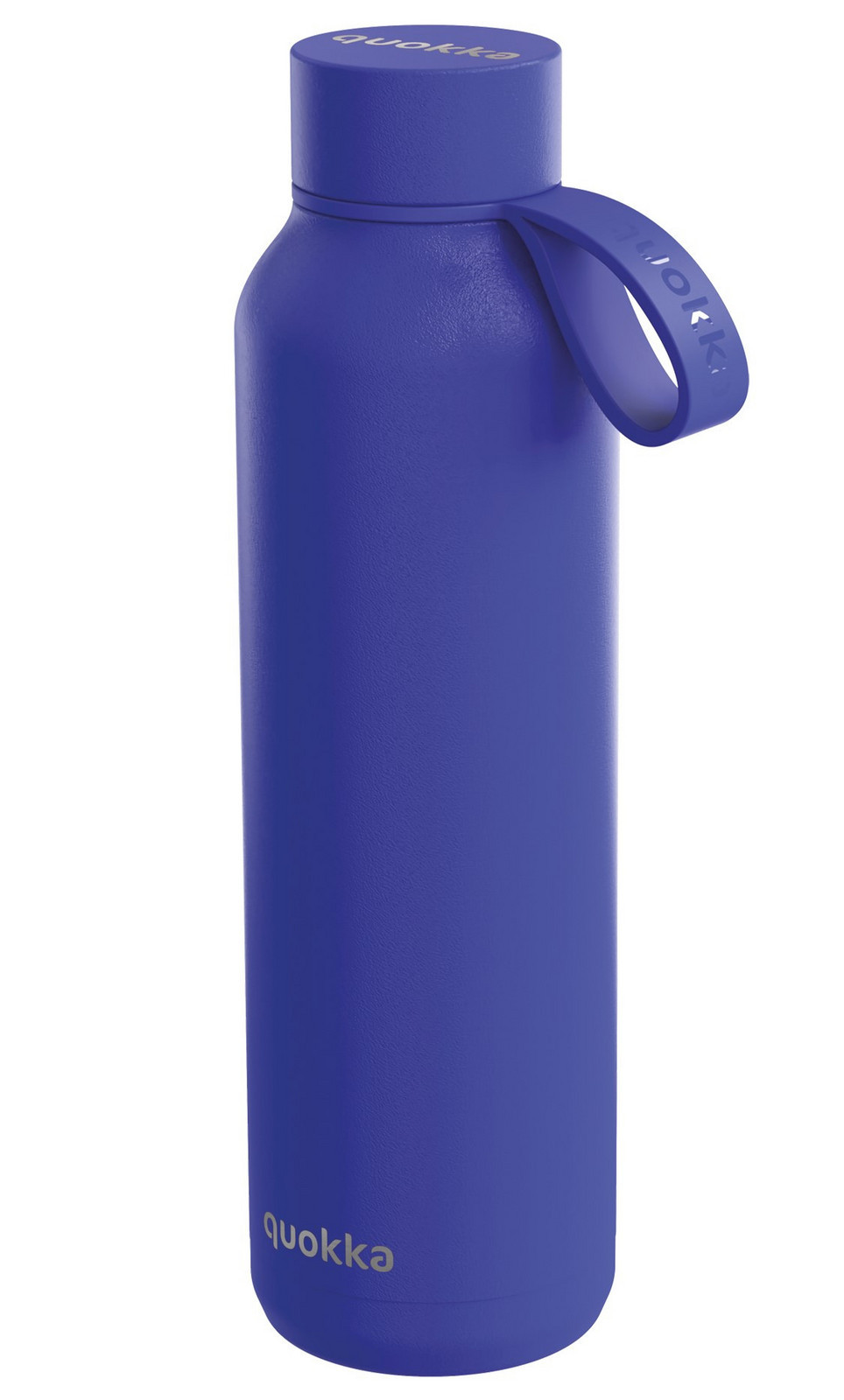 Nerezová termoláhev s poutkem Solid, 630ml, Quokka, modrá