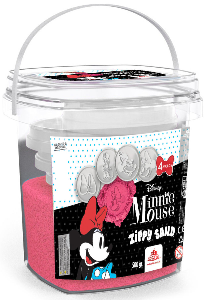 Magický písek Myška Minnie - růžový + formičky