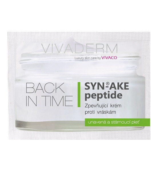 Vivaco Vivaderm Zpevňující krém proti vráskám SYN-AKE peptide BACK IN TIME - vzorek 4 ml