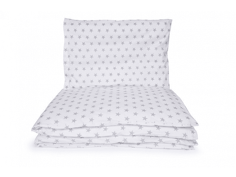 Maceshka Povlčení Basic šedé hvězdy v bílé