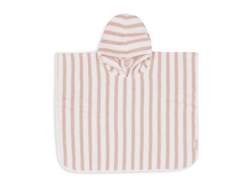 JOLLEIN Osuška pončo Stripe Wild Rose