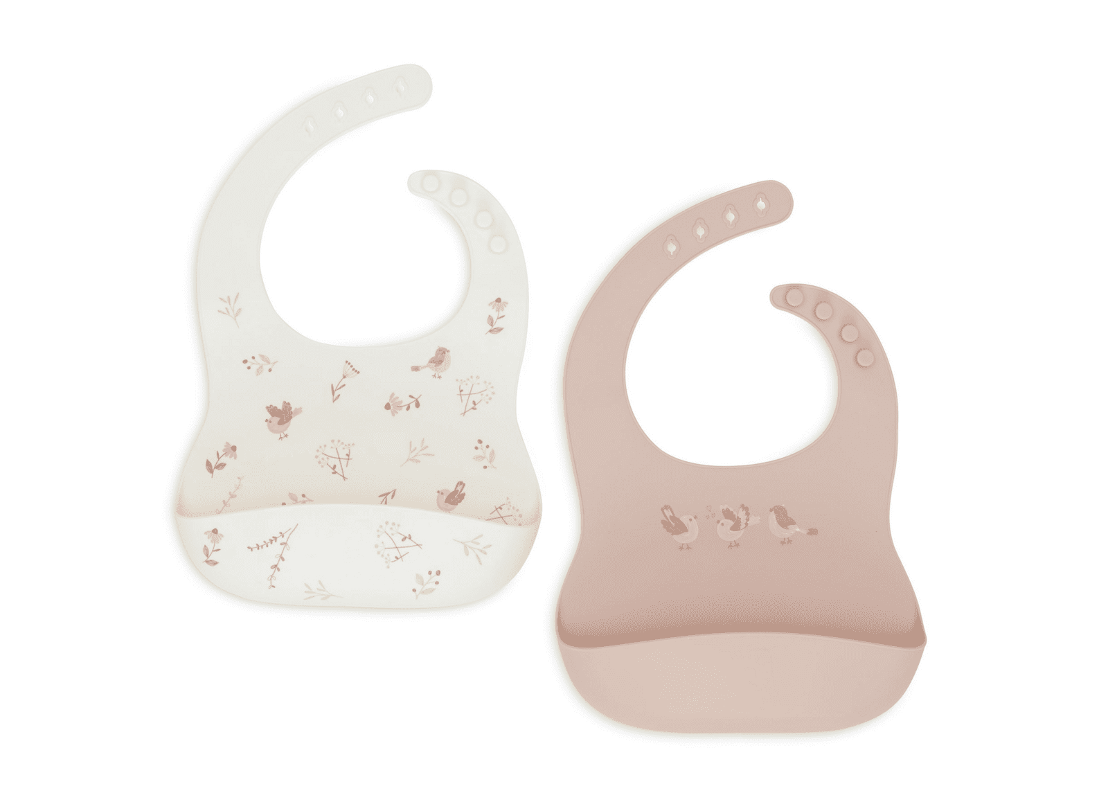 Jollein Bryndák silikonový Lovely Birds 2 ks