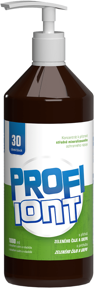 Vitar Ochranný iontový sirup Profi Iont 1 l, zelený čaj s grepem