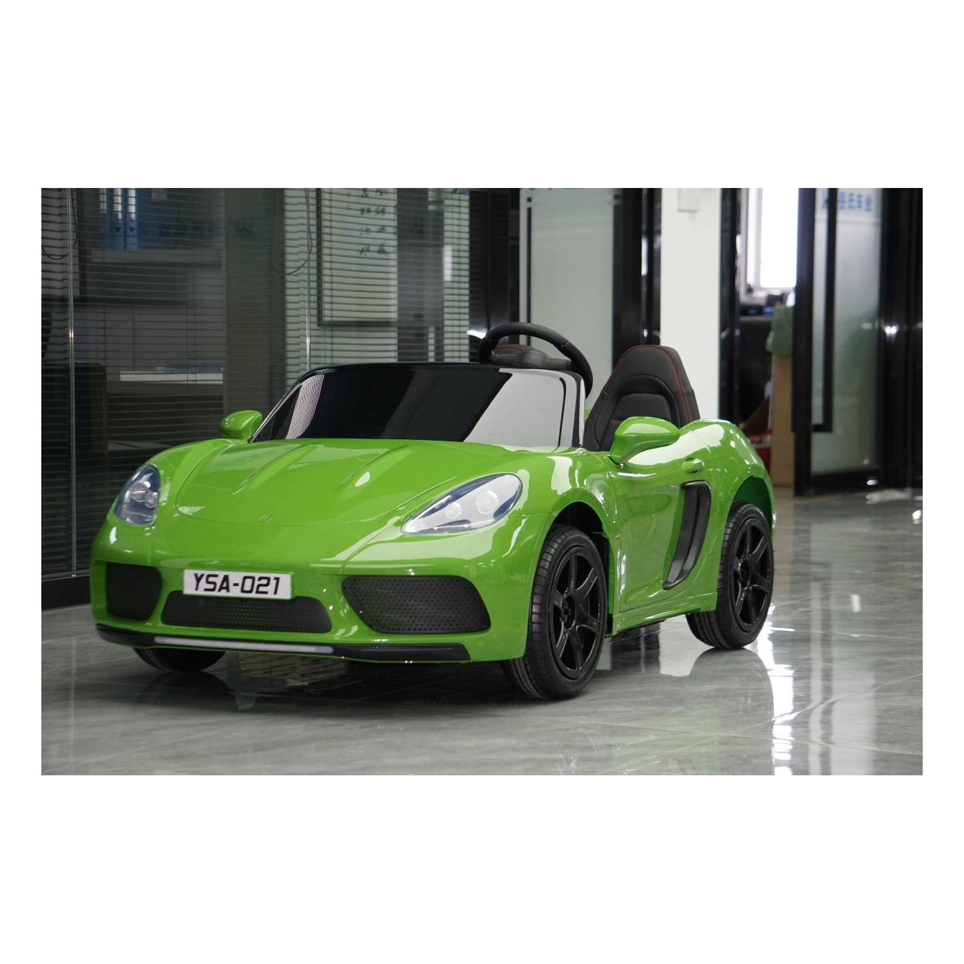 mamido Dětské elektrické auto Perfecta lakované zelené