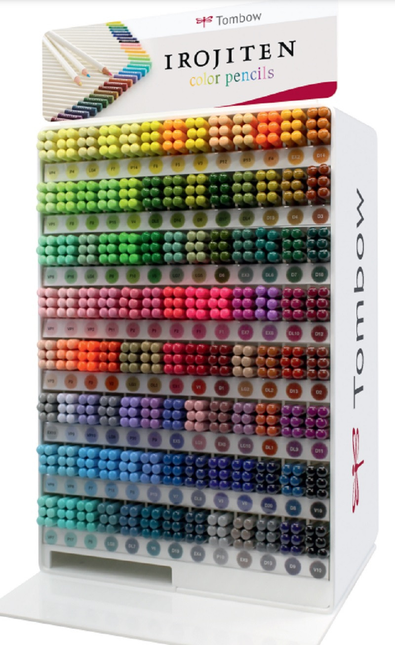 Tombow Tombow, Irojiten, umělecké pastelky z Japonska, kusové, 1 ks Barva Irojiten: P1 Orchid Pink