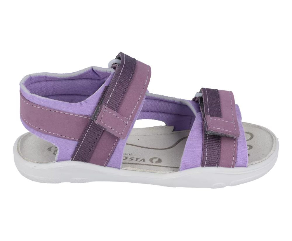 RICOSTA SYDNEY Purple  Dětské barefoot sandály - 23