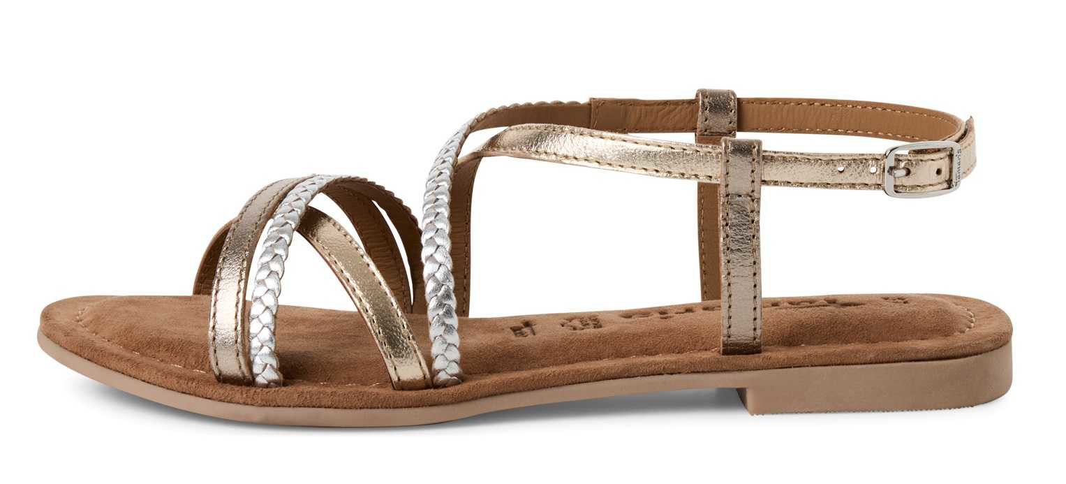 Tamaris 1-28139-44-116 Dámské sandály champagne 37