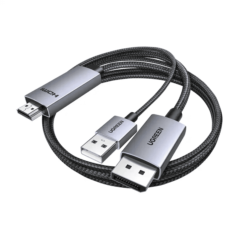 Kabel DisplayPort HDMI Ugreen HD169 4K 60Hz 2m (černý) 074272