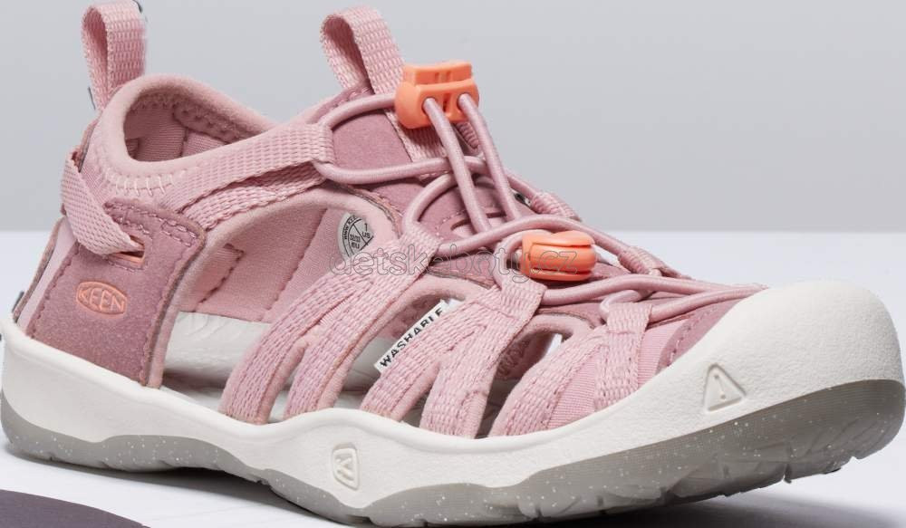 Dětské sandály Keen Moxie sandal youth nostalgia rose/papaya punch Velikost: 34