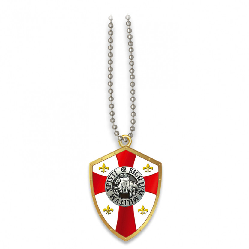 Přívěsek na krk Tole 10 Templáři 4335 - barevný