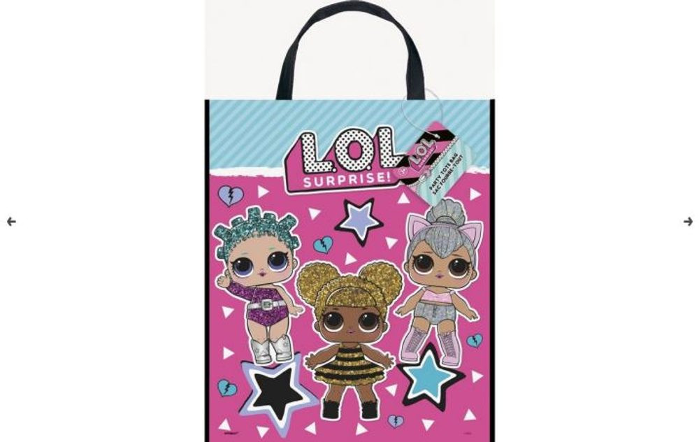 Plastová taška LOL SURPRISE 28 x 33 cm - UNIQUE