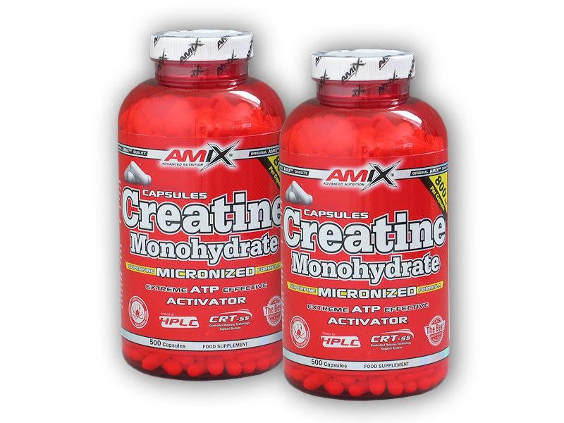 Amix 2x Creatine Monohydrate 500 kapslí