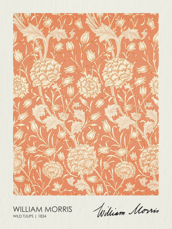 William Morris Obrazová reprodukce Wild Tulips (1834), William Morris, 30 × 40 cm