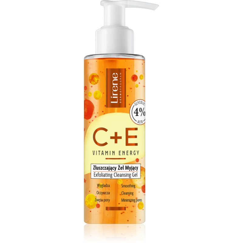 Lirene Vitamin Energy C+E exfoliační čisticí gel 150 ml
