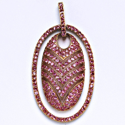 Stříbrný přívěsek s barevnými zirkony zirkony, přívěsek ze stříbra,váha 8,40 g