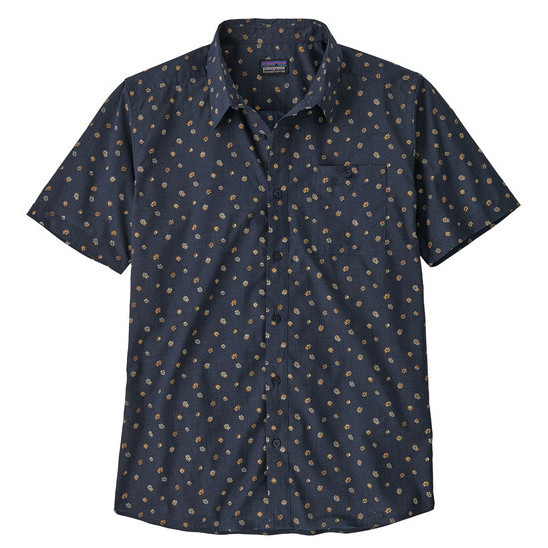 Pánská košile Patagonia M's Go To Shirt Velikost: L / Barva: tmavě modrá