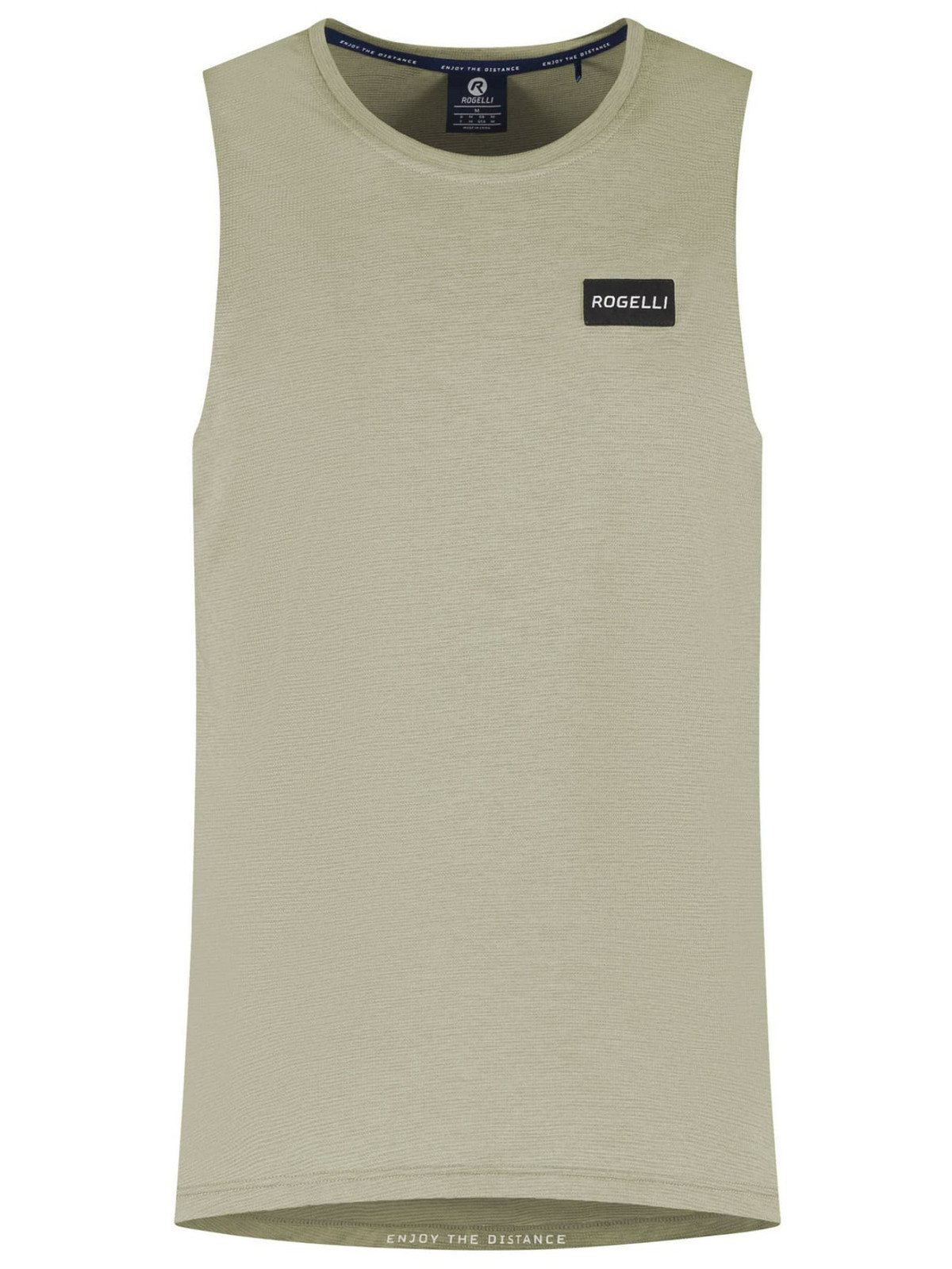 Sportovní tílko Rogelli DISTANCE pro zvýšený odvod potu, šedé S
